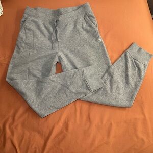 Gray sweatpants
